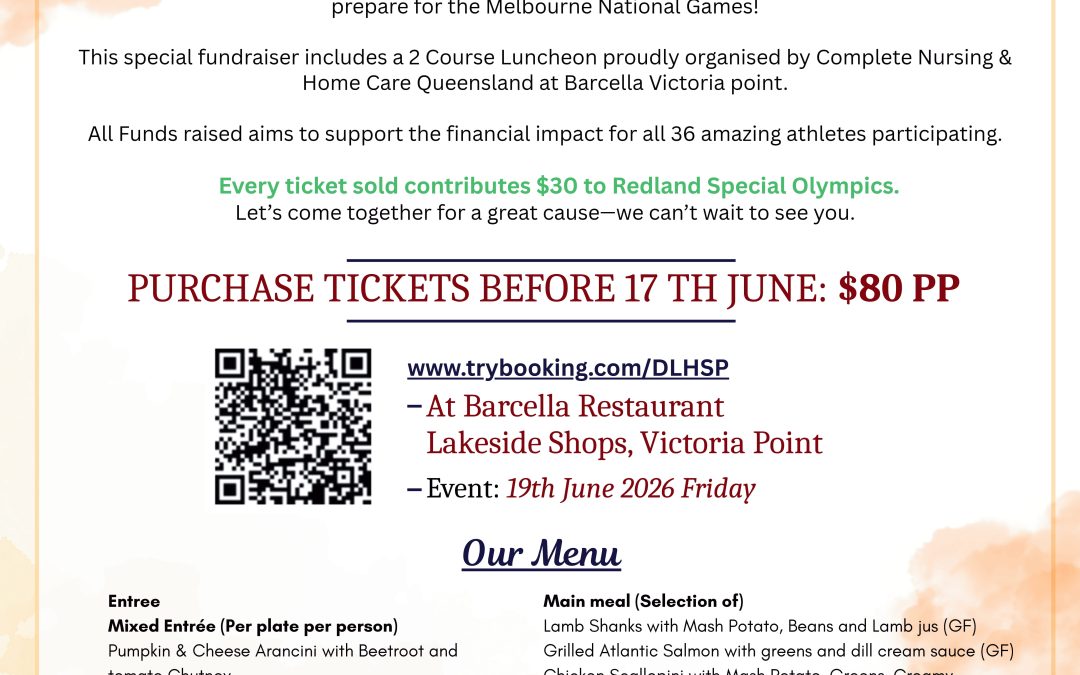 Redland Special Olympics Luncheon Hosted by CNHC QLD
