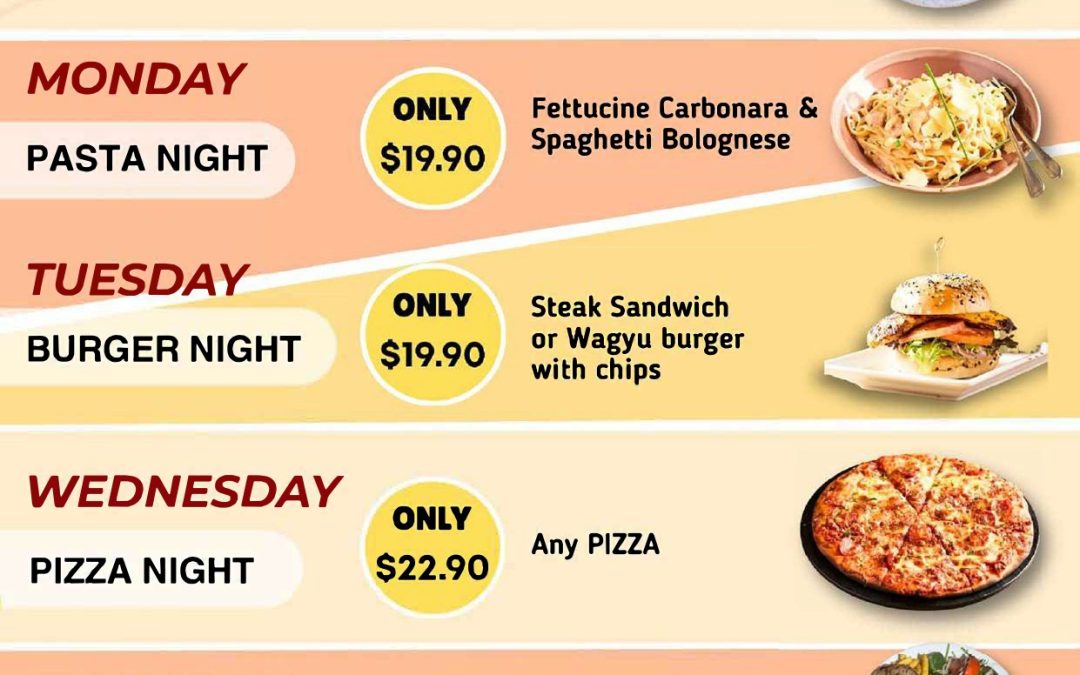 WEEKLY SPECIALS